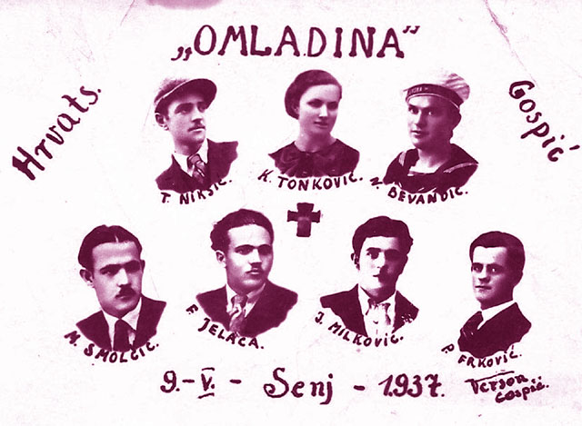 Fotografije Senjskih žrtava, rada gospićkog fotografa Vezrona                                                                                                                                                                                             